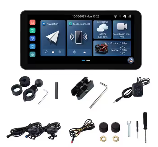 [NAV-03F] Navegador GPS 6.5 Pulgadas Desmontable Camaras DVR con CarPlay, Sensores y SIM Card