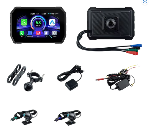 [CP-B1C] Pantalla CarPlay Basico 5 Pulgadas con Camaras